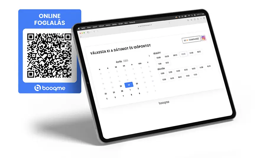 Foglalások QR kód használatával